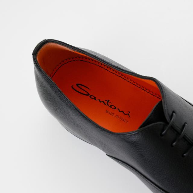 【送料無料】SANTONI サントーニ  シューズ  ブラック ビジネスシューズ 8 新品 ギフト プレゼント プレゼント ギフト 贈り物 無料 ラッピング 包装の通販は
