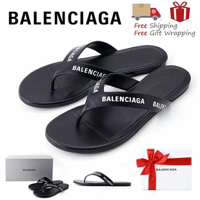 BALENCIAGA バレンシアガ サンダル FLIP FLOP 保存袋付 新品 ギフト プレゼント プレゼント ギフト 贈り物 無料 ラッピング 包装