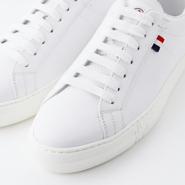 MONCLER モンクレール スニーカー 人気 ホワイト レザー スニーカー 38