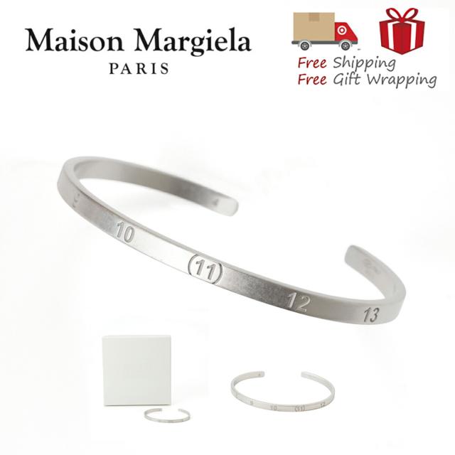 MAISON MARGIELA メゾン マルジェラ シルバー バングル 新品 ギフト プレゼント プレゼント ギフト 贈り物 無料 ラッピング 包装