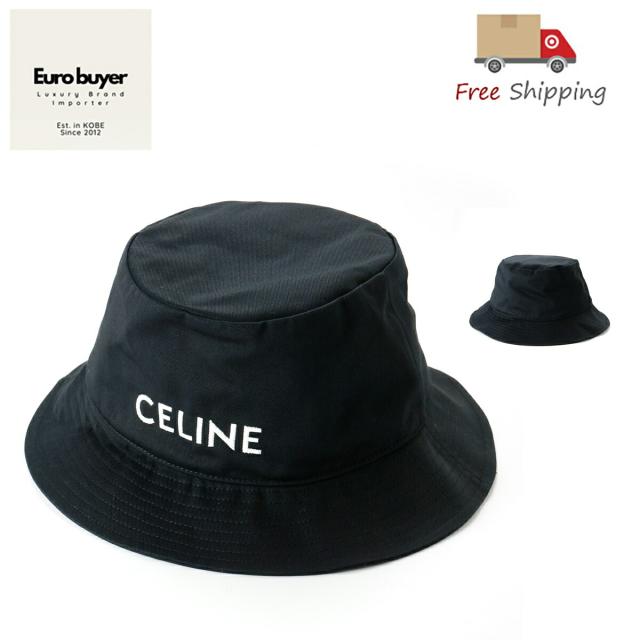 CELINE  セリーヌ CELINE 帽子　ロゴ バケットハット  新品 ギフト プレゼント  贈り物 無料 ラッピング 包装