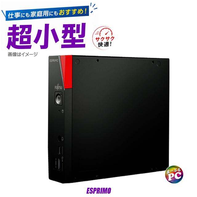 中古デスクトップパソコン 富士通 ESPRIMO G6012 Windows11 Core i5 メモリ16GB NVMeSSD 256GB WPS Office付き Bluetooth 無線LAN ミニPC | 中古パソコン コアi5-12500T 第12世代 FUJITSU エスプリモ 小型PC ウルトラスモール