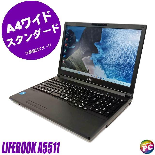 富士通 A5511/G i3-1125G4 8GB 256GB Office 富士通 LIFEBOOK A5511⁄G Core i3 1125G4 2GHz⁄8GB⁄256GB(SSD)⁄DVD