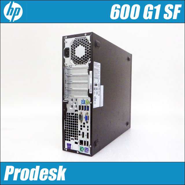 HP Prodesk 600 G1 SF｜23インチ液晶ディスプレイセット メモリ16GB 新品SSD256GB Windows10 コアi5-4570 DVDスーパーマルチ WPS Office 