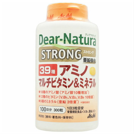 アサヒ ディアナチュラ ストロング３９ アミノ マルチビタミン＆ミネラル 300粒【5個セット】 (4946842637232-5)
