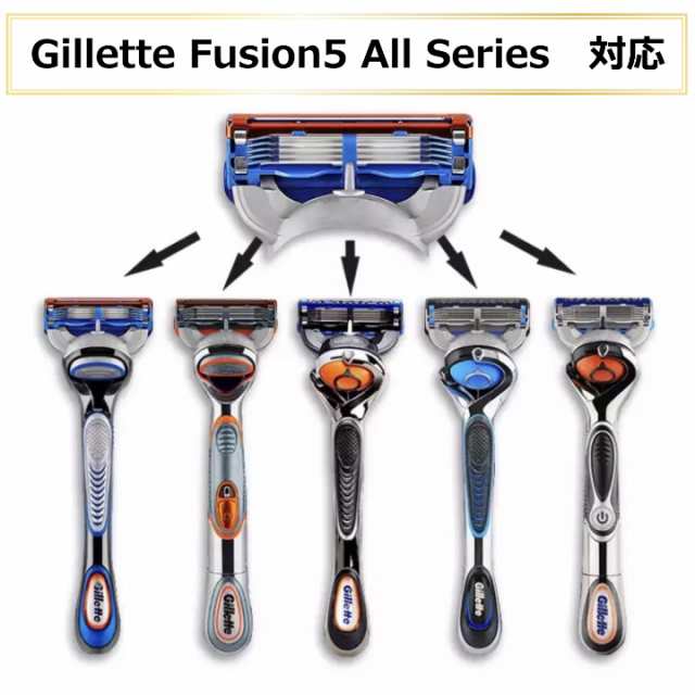 ジレット 互換品 替刃 4個セット フュージョン Gillette Fusion