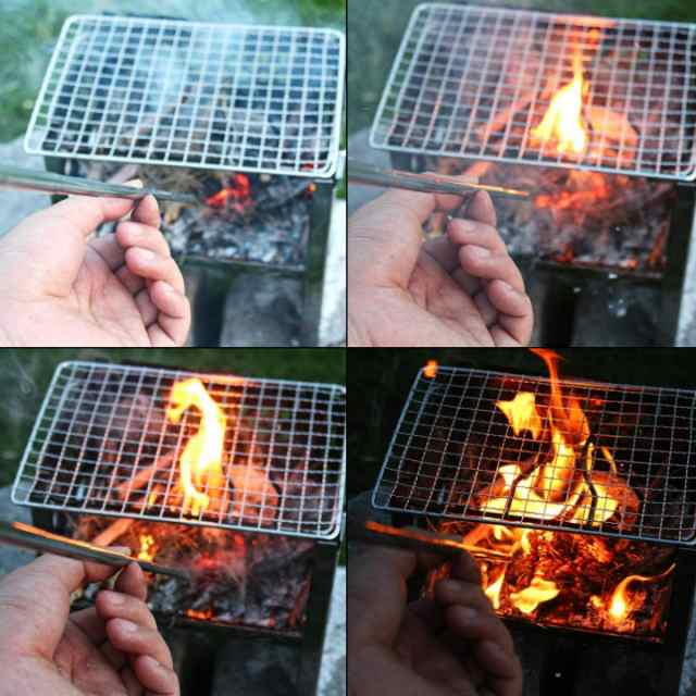 火吹き棒 ファイヤーブラスター キャンプ用品 キャンプ 伸縮式 BBQ