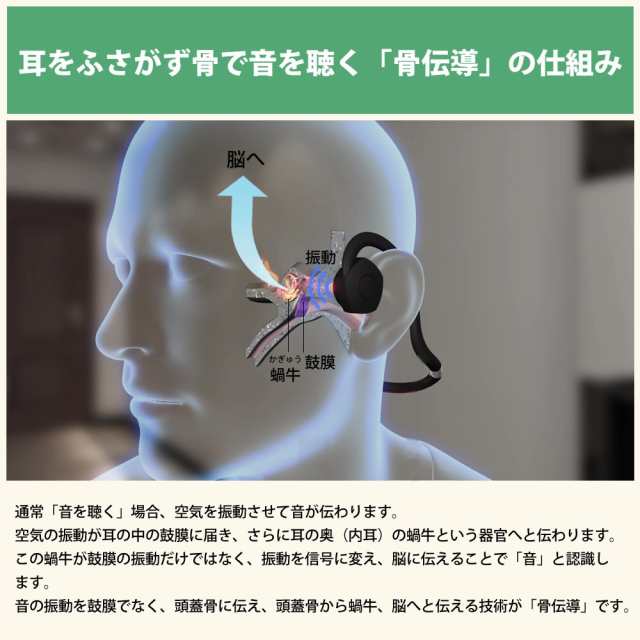 骨伝導 集音器 充電式 高齢者 ヘッドホン ワイヤレス 骨伝導ヘッドホン 骨伝導イヤホン bluetooth 難聴の人 BN-702TN プレゼント  ギフトの通販はau PAY マーケット - ベルクレール | au PAY マーケット－通販サイト