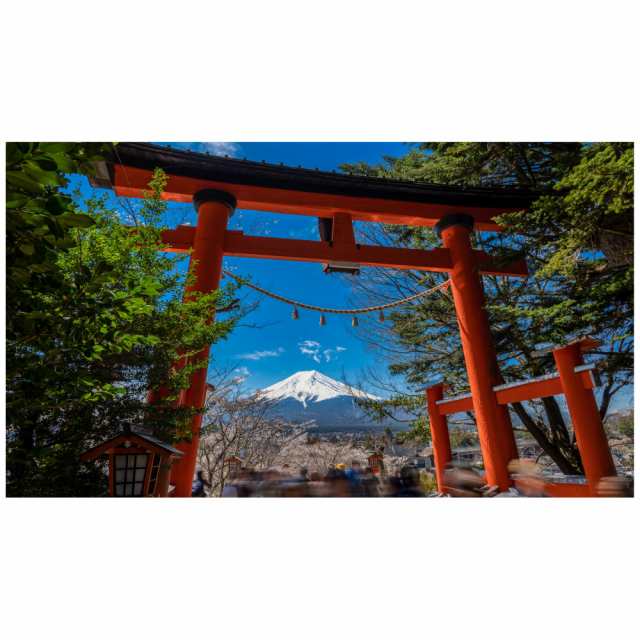 富士山 鳥居 ウォールステッカー 日本製 アクセント壁紙 森林 木 神社 植物 緑 旅行 写真 ポスター シール アートの通販はau Pay マーケット ウォールステッカー ルッカ