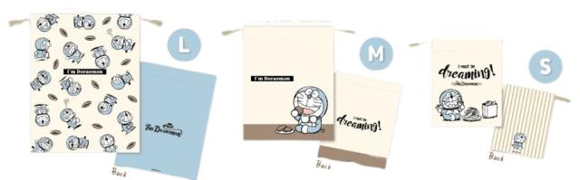 ドラえもんグッズ 3連巾着 ドラえもん どら焼き ImDoraemon