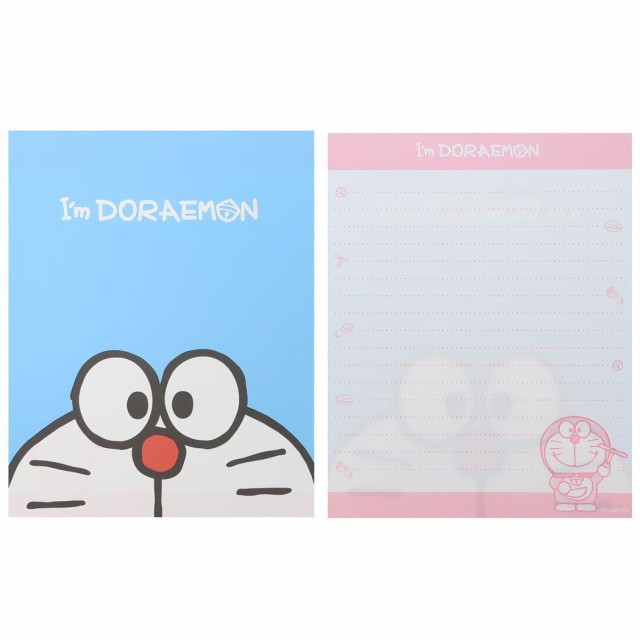 ドラえもんグッズ レターセット 便箋 封筒 手紙 メッセージ グリーティング ImDoraemon DR フェイス 文具｜au PAY マーケット