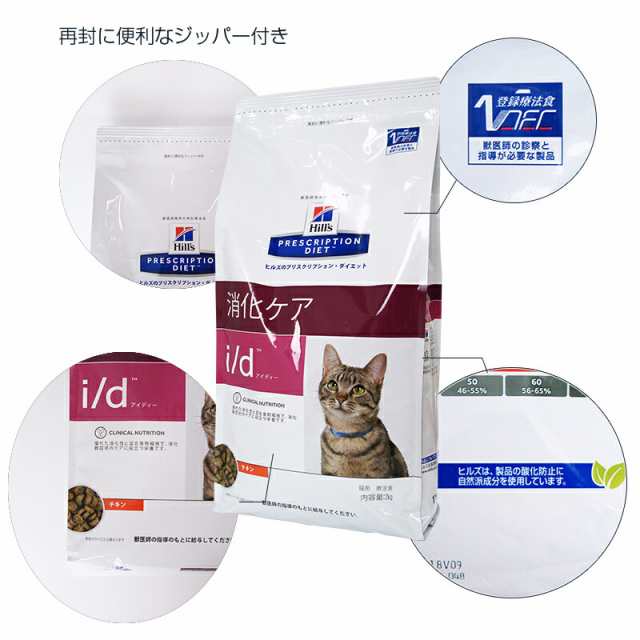 ヒルズ 猫用 I D 2kg 4個 消化ケア 療法食 の通販はau Pay マーケット くにペットヘルスクリニック