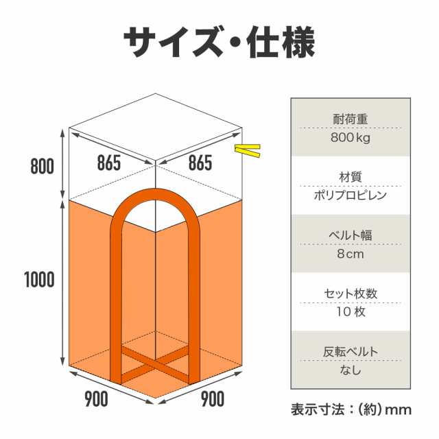 フレコンバッグ 角型 10枚入 大型土のう フレコンバック コンテナバッグ トン袋 フレキシブルコンテナバッグ コンテナバック 大型土嚢の通販はau  PAY マーケット Sterkur au PAY マーケット－通販サイト