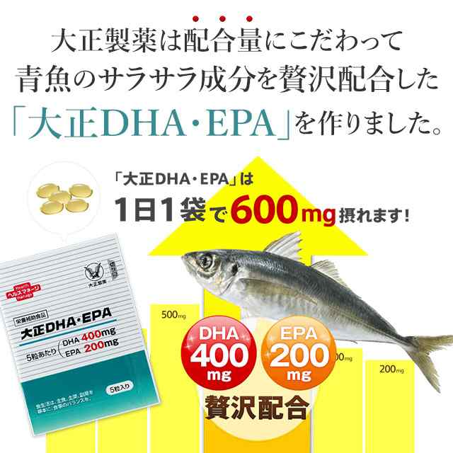 公式 大正製薬 大正ＤＨＡ・ＥＰＡ サプリメント サプリ 必須脂肪酸 ...