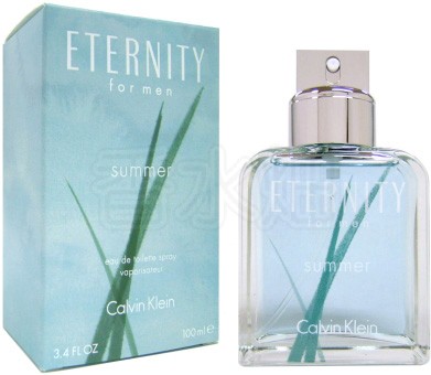 カルバン クライン エタニティ フォーメン サマー 2005年限定 EDT SP 100ml 香水 フレグランス 箱・ボトルプリントダメージ有り