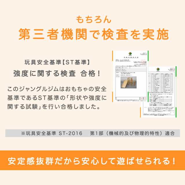 【11/5(日)10時〜P5％】 ジャングルジム 現役ママが考えた木製ジャングルジム すべり台付き 頑丈 ジャングルジム 耐荷重50kg 遊具 室内  ｜au PAY マーケット