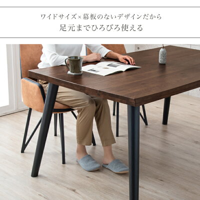 ダイニングセット 4点 ベンチ 150 × 90 オーク 4人掛け 天然木 木製 長方形 ダイニングテーブル ダイニングベンチ ダイニングチェア 回転 回転式 チェア 4人 無垢 木脚 [超大型商品] あったか_s_5