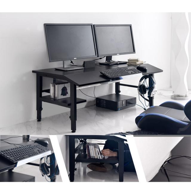 大決算 13 999円 ゲーミングデスク 幅110 高さ3段階 ゲームデスク パソコン ゲーム ローデスク デスク 収納 パソコンデスク 机 アイの通販はau Pay マーケット タンスのゲン Design The Future