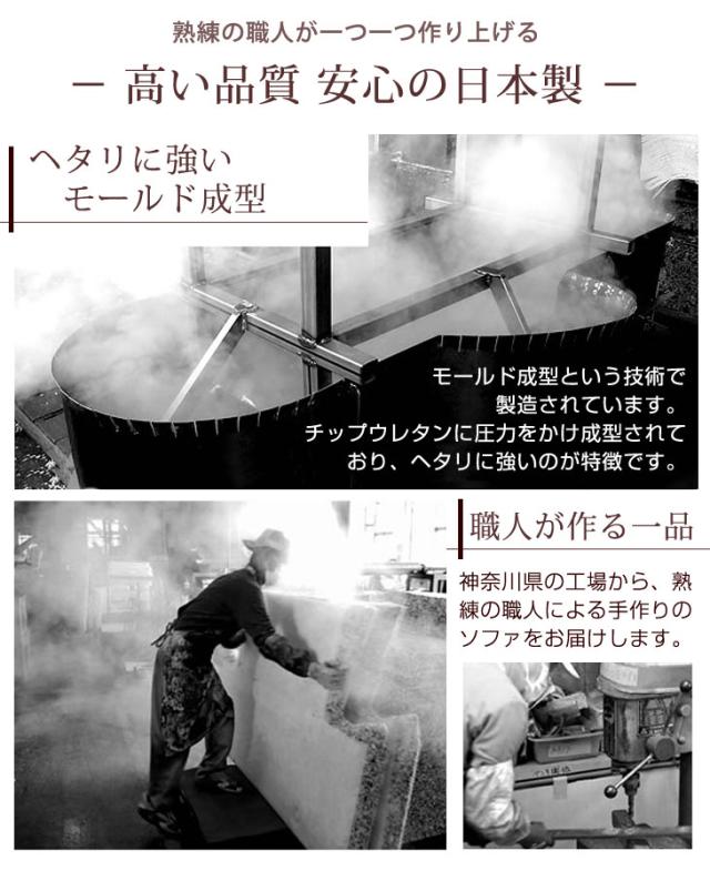日本製 フロアマット付きソファ Lサイズ ソファ 2人掛け 3人掛け 洗える おしゃれ 折りたたみ フロアマット ベッド_10
