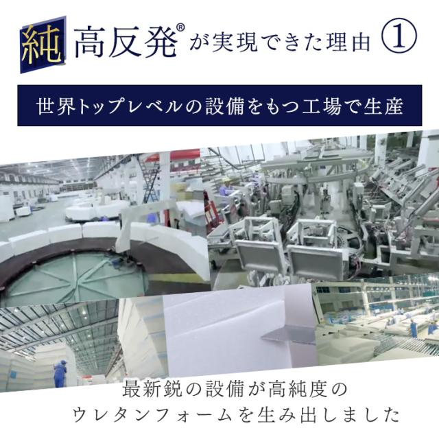 【10:00〜P5%還元】 極厚20cm 竹炭消臭 男の純高反発(R) Z 三つ折り マットレス ダブル 硬め 220N 高反発マットレス 高反発 超低ホル ベッドマット 男の高反発 マットレス 高反発マット 20cm 3つ折り 折りたたみ 敷布団_4
