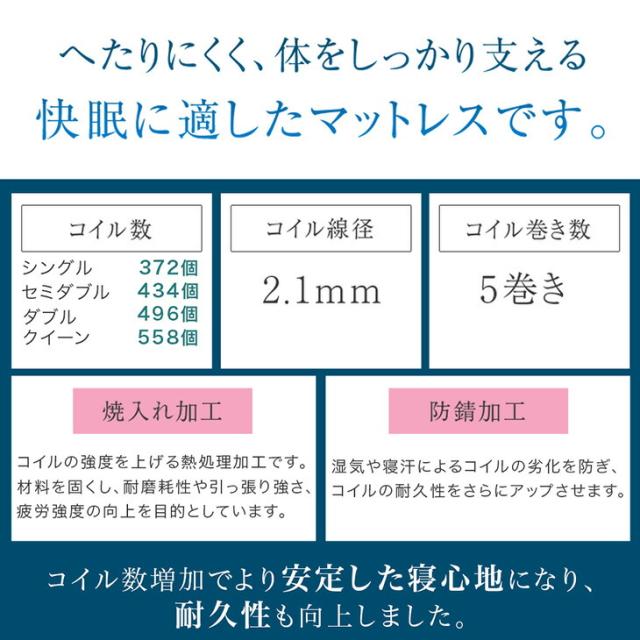 ベッド マットレス付 スマホスタンド＆2口コンセント付き ベッド セミダブル マットレス付き 宮付き セミダブル すのこベッド ボンネルコイル マットレス付きベッド すのこベッド コンセント 2口 天然木 スノコベッド すのこ 宮 宮棚_13