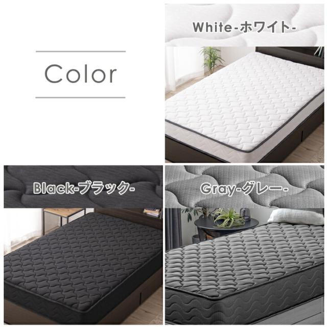 ベッド マットレス付き 収納付き 頑丈 スチール ベッド ヘッドボードなし 収納ベッド 収納付きベッド ヘッドレス スチールベッド シングルベッド セミダブルベッド ダブルベッド ポケットコイルマットレス ベッド 引き出し付き_18