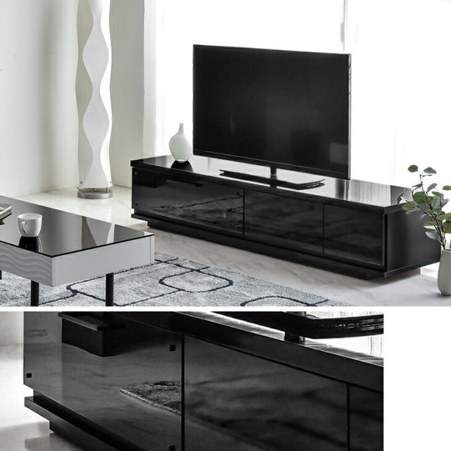 テレビ台　テレビボード　ブラック　150cm Amazon｜tac INTERIOR テレビ台 幅150cm 完成品 50インチ対応