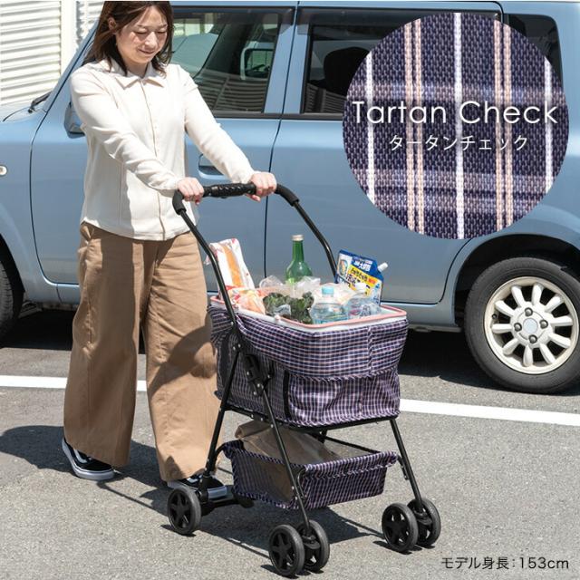 ショッピングカート ワンタッチ 折り畳み式 大容量 巾着タイプ 4輪 軽量 耐荷重 35kg 高齢者 折り畳み 折りたたみ コンパクト 持ち運び カート マイカート 折りたたみカート 荷物カート 買い物カート スーパー おしゃれ_2