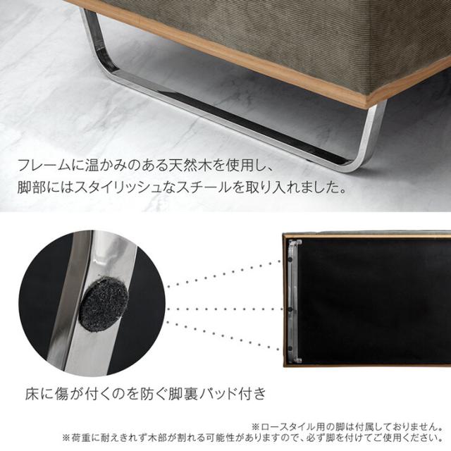 コーナーソファ（クッション2個付き） ソファー コーナーソファー カウチソファー おしゃれ ソファー