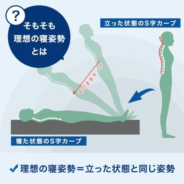 【10:00〜P5%還元】 マットレス クイーン 三つ折り 超極厚20cm ワンランク上の 高反発 Goo3D《グッスリード》 3D 3ゾーン 洗えるカバー メッシュ パイル 高反発マットレス 厚い 硬め 敷布団 敷き布団 布団 折りたたみ_12