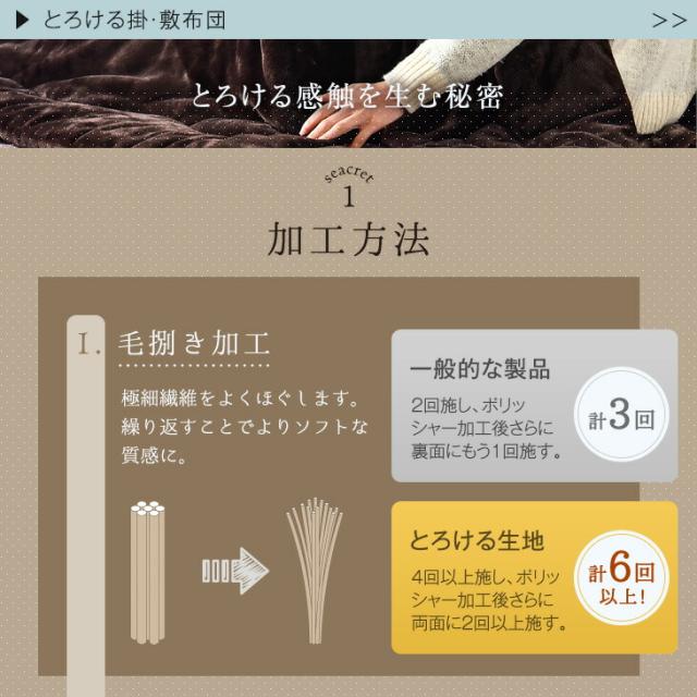 こたつ布団 掛敷セット とろける肌触り 抗菌 防臭 何度も洗える 長方形 200×240cm ふとん セット 2点セット こたつ布団セット 布団 掛け布団 掛布団 敷き布団 敷布団 コタツ布団 洗える おしゃれ_6