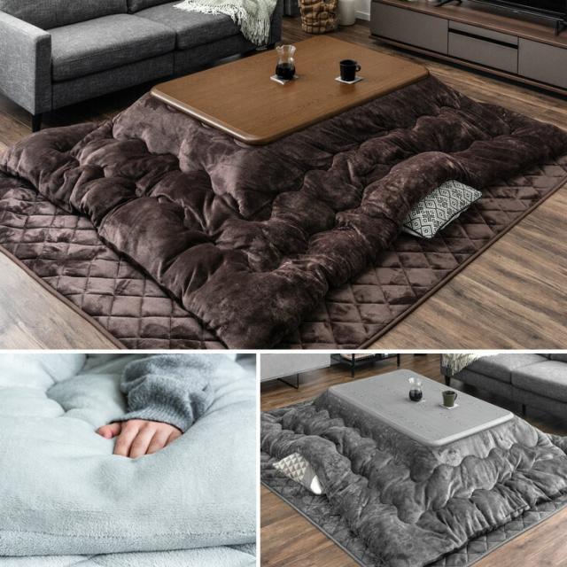 13日0時〜P5％還元】 こたつ 3点セット 高さ調節 傷に強いUV天板