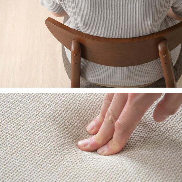 ダイニングチェア 北欧風 完成品 2脚セット カフェ風 ダイニング チェア リビングチェア ダイニングチェアー チェアー セット イス 椅子 食卓椅子 食卓 木製椅子 木 木製チェア 食卓椅子 クッション ファブリック PVC_5