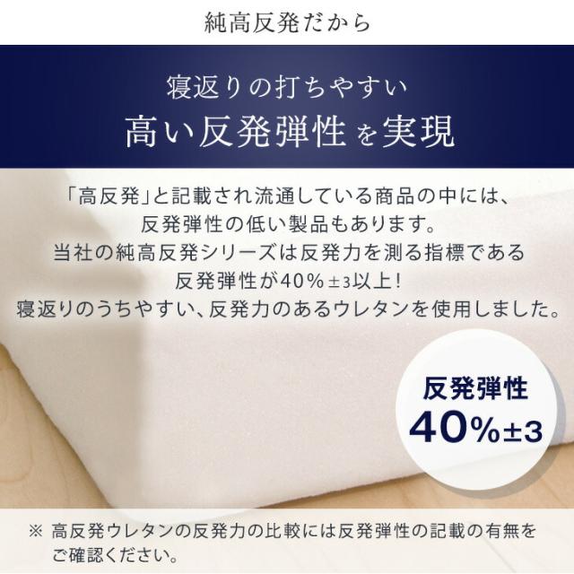 【正午〜P5%還元】 マットレス ダブル 高反発マットレス 極厚 10cm 高密度30Ｄ 210N 高反発マット 高反発 マット 硬め ダブルサイズ 快眠
