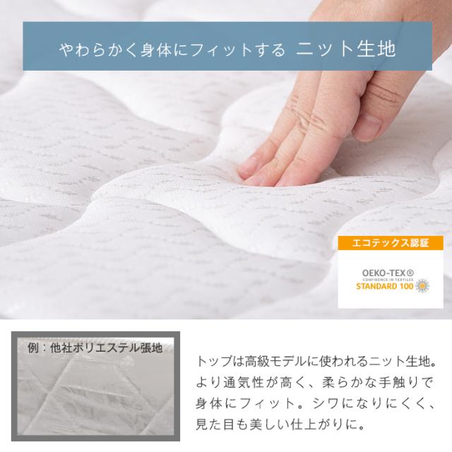 【正午〜P5%還元】 ベッド マットレス付き 3段階高さ調節 天然木 すのこベッド ダブルベッド ダブル ポケットコイルマットレス マットレスセット マットレス付きベッド すのこ 北欧 ベッドマットレス セット
