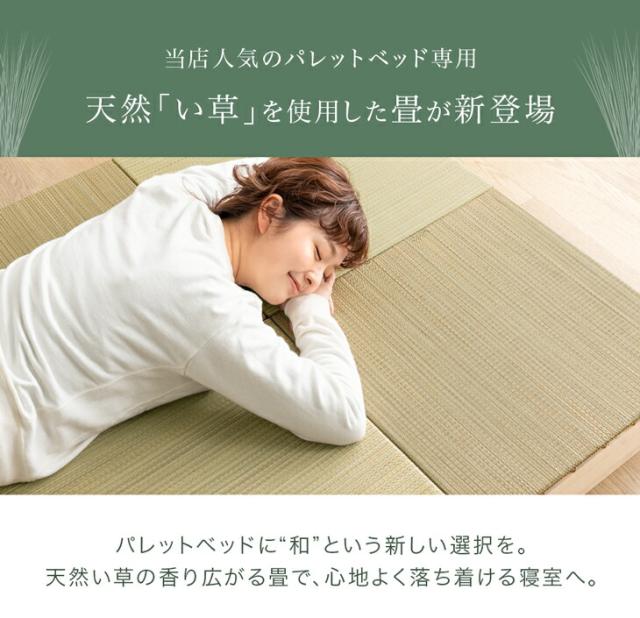 当店パレットベッド専用 畳 8枚 追加用 商品番号：【99902101】【17620113】【s0000022】【99900298】【99901031】【17630139】 パレットベッド 拡張パーツ_1