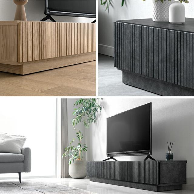 【予約/新発売プライス!7/26迄】 テレビ台 国産 完成品 150cm 収納 ローボード テレビボード TV台 テレビラック TVラック ロータイプ 引き出し 150 木目 木目調 石目 石目調 おしゃれ 大川家具 日本製 40インチ 50インチ 【超大型】_5