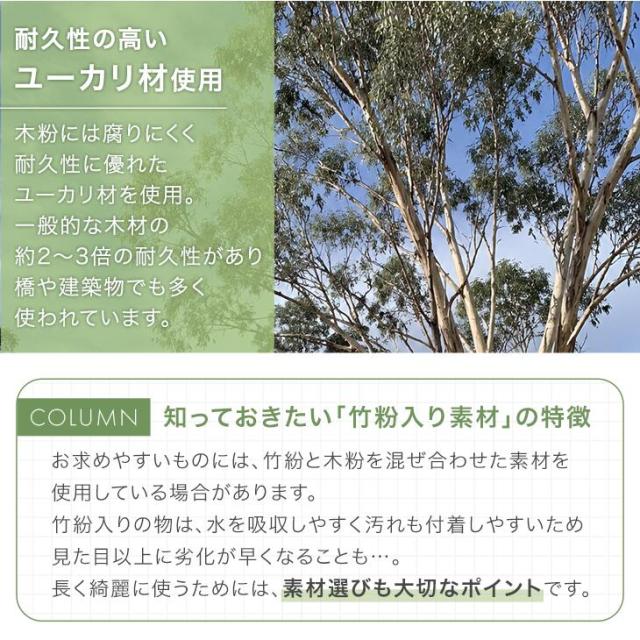 【10:00〜P5%還元】 超高耐久800kg 人工木 ウッドパネル 天然木粉 81枚セット ジョイント ウッドタイル ウッド パネル タイル デッキパネル ウッドデッキ フロアデッキ テラス ガーデン ガーデニング DIY ジョイント式_8