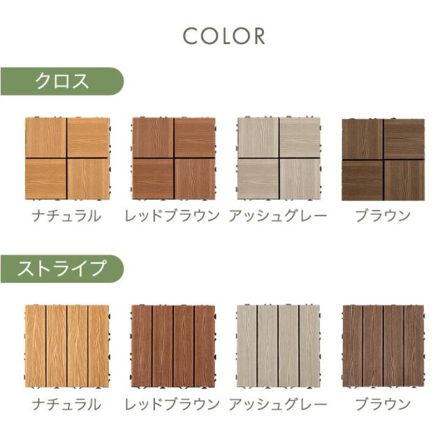 【10:00〜P5%還元】 超高耐久800kg 人工木 ウッドパネル 天然木粉 81枚セット ジョイント ウッドタイル ウッド パネル タイル デッキパネル ウッドデッキ フロアデッキ テラス ガーデン ガーデニング DIY ジョイント式_14
