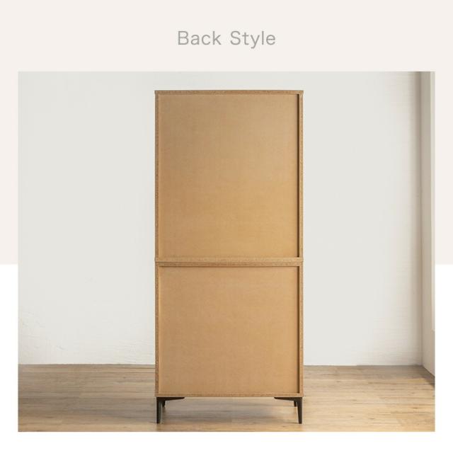 【搬入設置込み】ヴィンテージ調 食器棚 キッチンボード ダイニングボード キッチンキャビネット 国産 完成品 幅80 カップボード キッチン収納 引き出し 収納 天然木 木製 大川家具 おしゃれ 【超大型】【後払/時間指定NG】_7