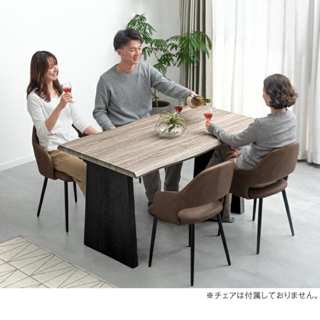 恩*様 4人掛け　ダイニングテーブル　ブラック（テーブルのみ） 机・テーブル 恩*様 4人掛け ダイニングテーブル ブラック（テーブルのみ）