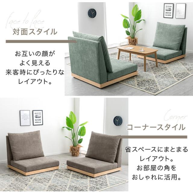 ハイバック3人掛けソファ 外して洗える布張り　美品 82500027_10c.jpg