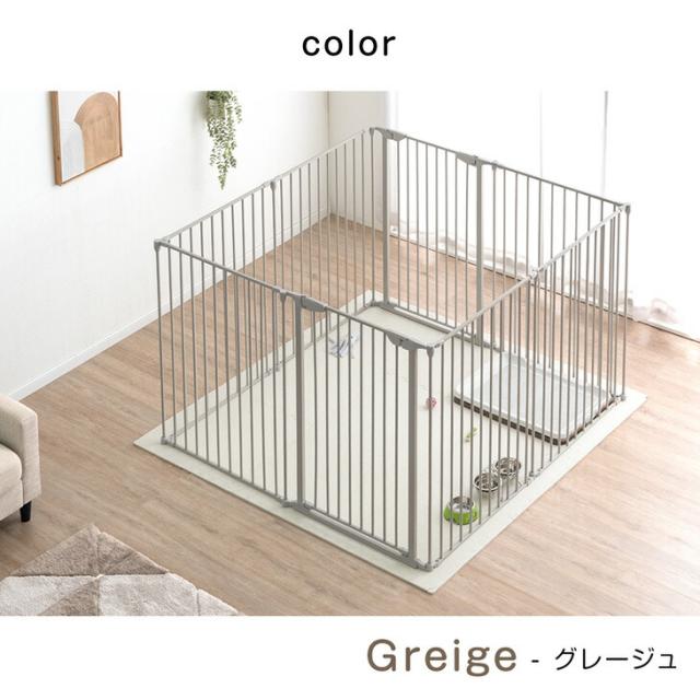 【10:00〜P5%還元】 大型犬対応 バリアフリー ペットサークル 高さ100cm 超ハイタイプ 2ドア 12枚セット 折りたたみ 扉 ドア付き 組み替え サークル ドッグサークル ゲージ ドッグゲージ 犬 犬用 中型犬 大型犬 大型 室内 拡張 おしゃれ_14