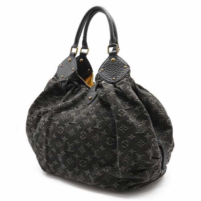 【バッグ】LOUIS VUITTON ルイ ヴィトン モノグラムデニム XL ショルダーバッグ セミショルダー 肩掛け ハンドバッグ ノワール 黒  ブラッ｜au PAY マーケット