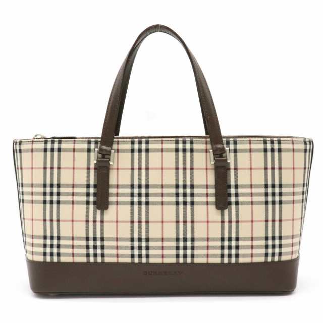 バッグ】BURBERRY バーバリー ノバチェック チェック柄 トートバッグ