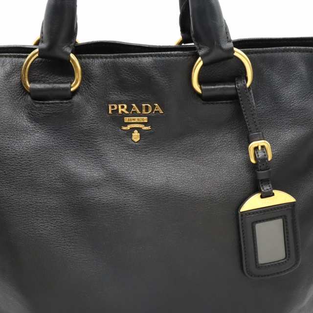 バッグ】PRADA プラダ SOFT CALF トートバッグ ハンドバッグ 2WAY