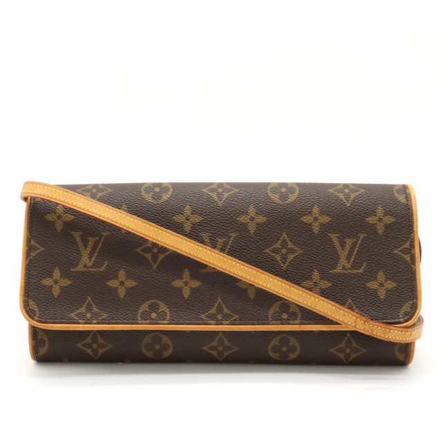 【バッグ】LOUIS VUITTON ルイ ヴィトン モノグラム ポシェットツインGM ショルダーバッグ 斜め掛けショルダー 2WAY クラッチバッグ  M518｜au PAY マーケット