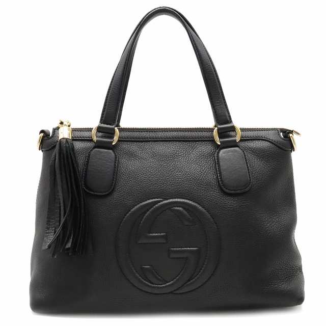 バッグ】GUCCI グッチ ソーホー インターロッキングG ハンドバッグ