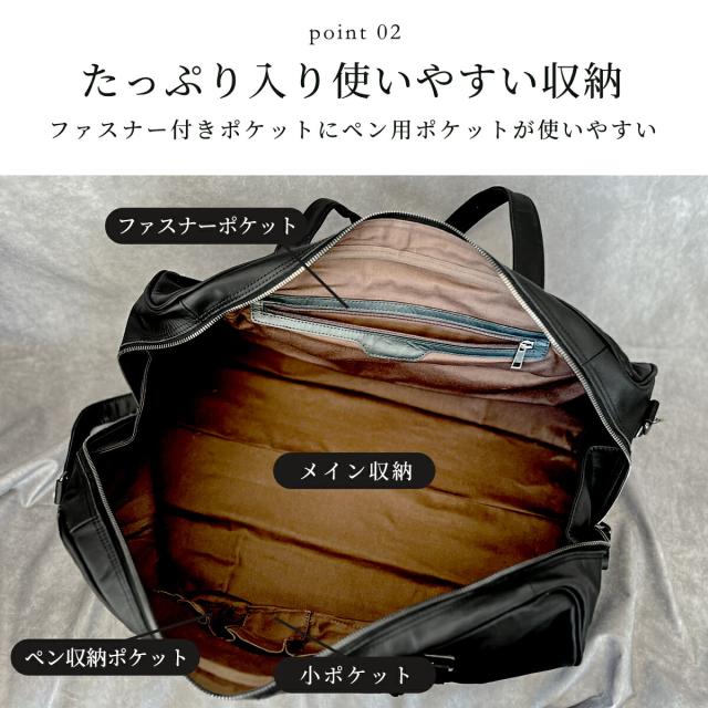 ボストンバッグ メンズ 大容量 レザー ゴルフ 旅行バッグ