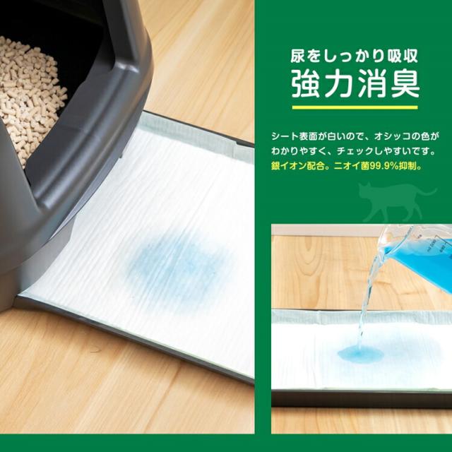 消臭 デオトイレ シート 色 デオトイレ 消臭抗菌シート 60枚